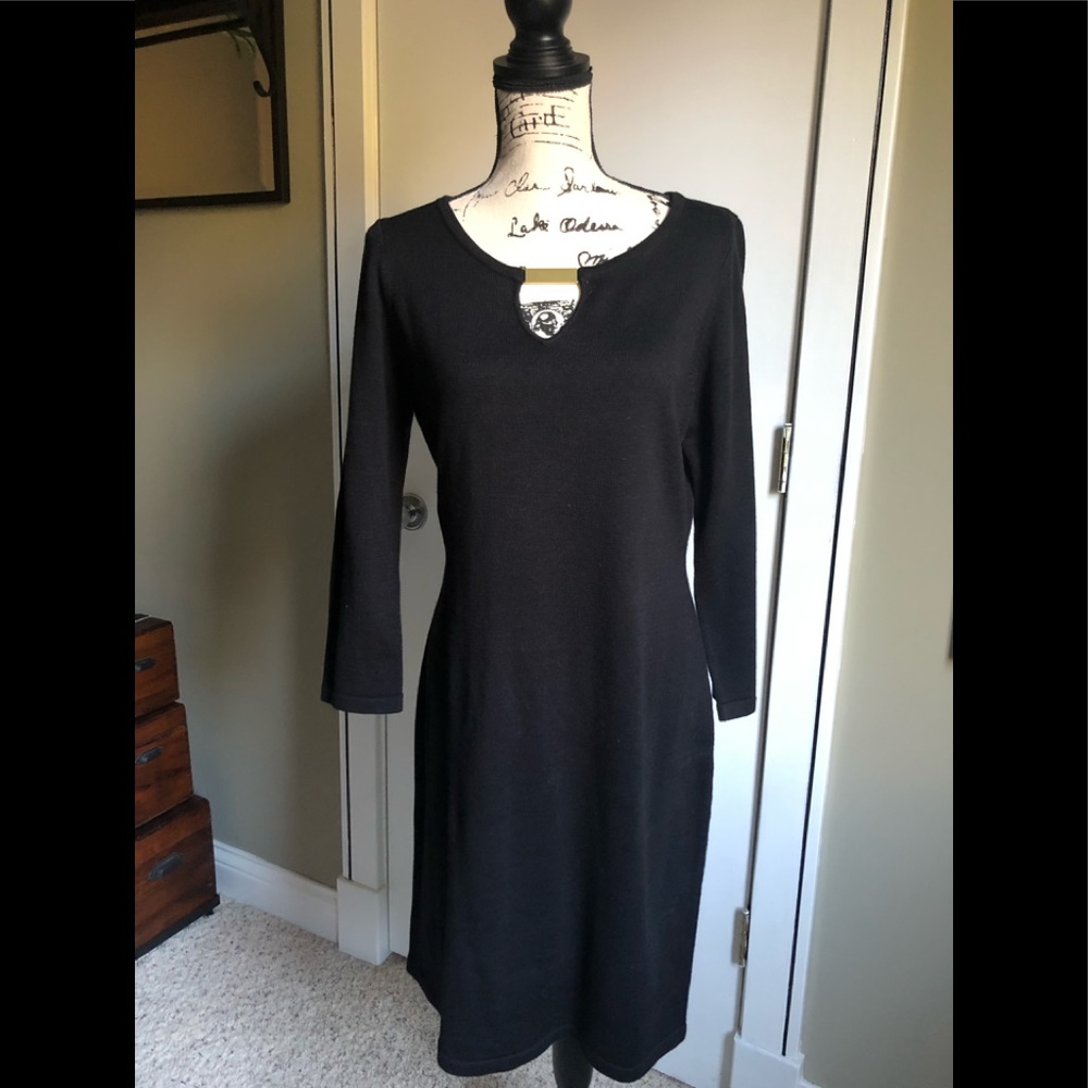 Calvin Klein long sleeve knit dress